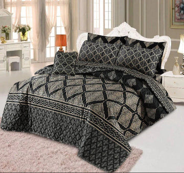 7 Pcs Quilted Comforter Set - Angelic