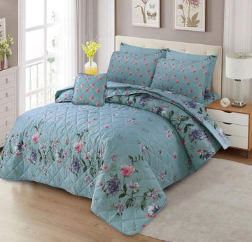 7 Pcs Quilted Comforter Set - Gloria