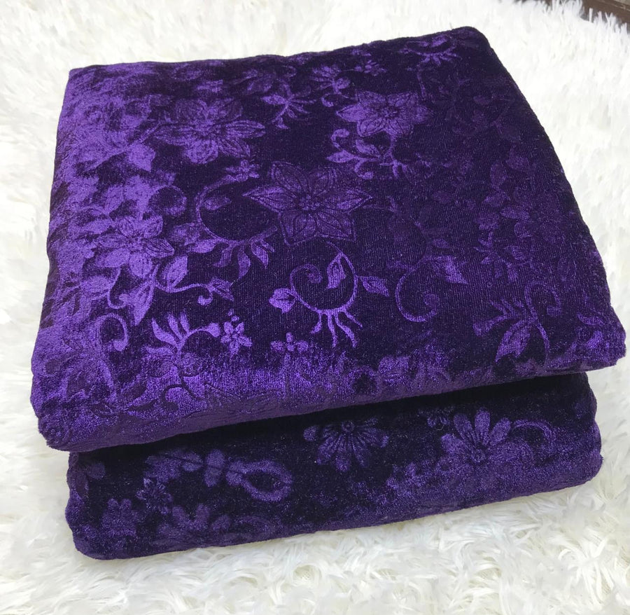 KOREAN VELVET 2PC OC-10 ( Purple )