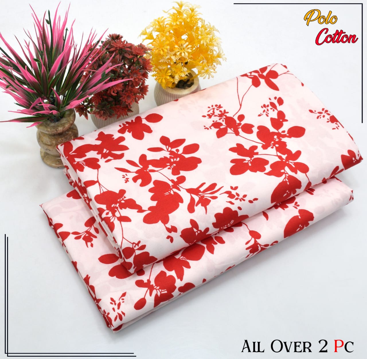 POLO COTTON PRINTED  2PC [ SALE OFFER ] PC-75