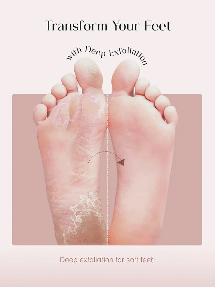 GLYCOLIC AND NIACINAMIDE FOOT PEELING MASK